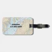 nautische Chesapeake Bay Baltimore Bagagelabel (Achterkant horizontaal)