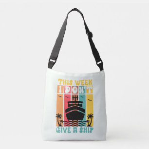 Nautische Cross Body Bag voor Cruise Lovers Crossbody Tas