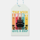 Nautische Cruise Cadeaulabel (Achterkant)