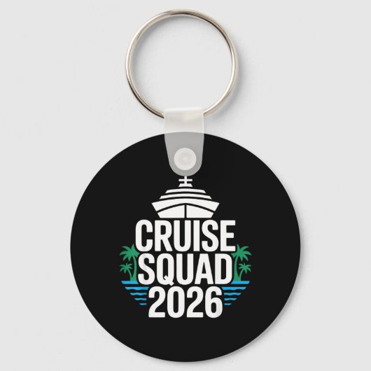 Nautische Cruise Squad 2026 Grappige Matching Fami Sleutelhanger (Voorkant)