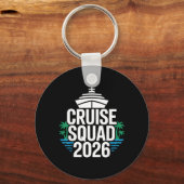 Nautische Cruise Squad 2026 Grappige Matching Fami Sleutelhanger (Voorkant)