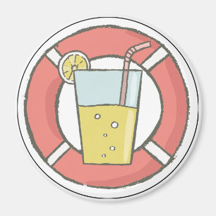 Nautische Cruiseschip Drink Deurzoeker Magneet