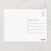 Nautische dank u Boat Anchor Floral Briefkaart (Achterkant)