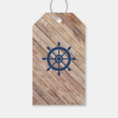 nautische dank u Label, anker Cadeaulabel (Achterkant)