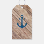 nautische dank u Label, anker Cadeaulabel (Achterkant)