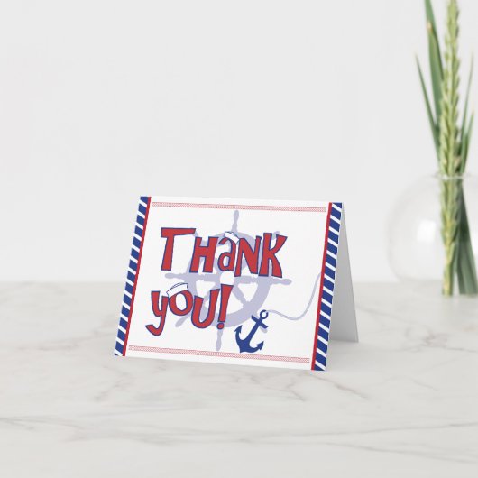Nautische dank u notitiekaarten (Voorkant)