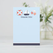 nautische dank u platte Kaart (Staand voorkant)