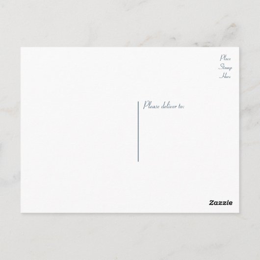 Nautische dank u roze anker marine blauwe strepen briefkaart (Achterkant)