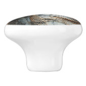 Nautische Dock en Lantaarn Waterverf Art Keramische Knop (Zijkant)