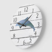 Nautische Dolfijn Schip Strand Rustiek Decor Grote Klok (Hoek)