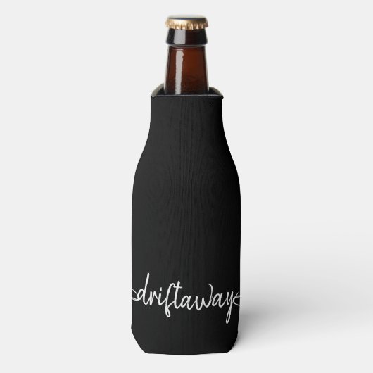 nautische DRIFT AWAY met vishaken | Flesjeskoeler (Fles Voorkant)