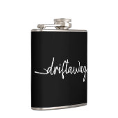 nautische DRIFT AWAY-scriptletters Heupfles (Rechts)