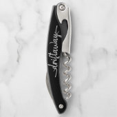 nautische DRIFT AWAY-scriptletters Kurkentrekker (Achterkant)