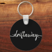 nautische DRIFT AWAY-scriptletters | Sleutelhanger (Voorkant)