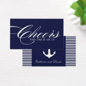 Nautische Drink Tickets - Pak van 100 Visitekaartje (Bureau)