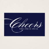 Nautische Drink Tickets - Pak van 100 Visitekaartje (Voorkant)