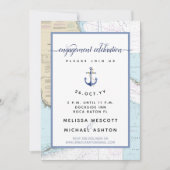 Nautische #Engagement Party | Zuid #Florida Kaart (Voorkant)
