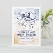 nautische engagementspartij van de octopus kaart (Staand voorkant)