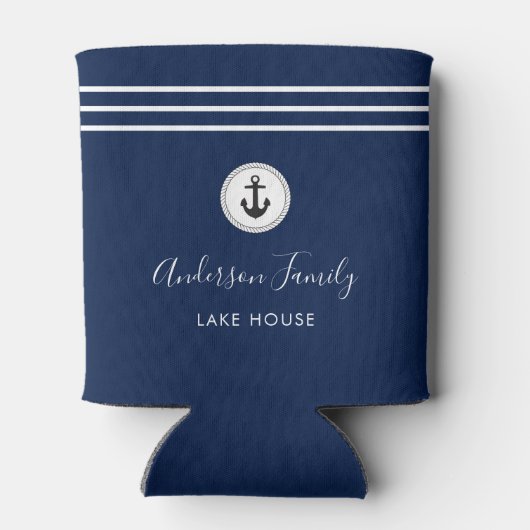 Nautische familie Lake House Blikjeskoeler (Achterkant)