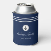 Nautische familie Lake House Blikjeskoeler (Blikje Achterkant)