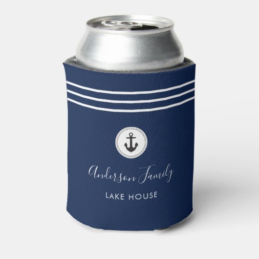 Nautische familie Lake House Blikjeskoeler (Blikje Achterkant)