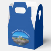 Nautische Familie Reünie Party Nubble Vuurtoren Bedankdoosjes (Geopend)