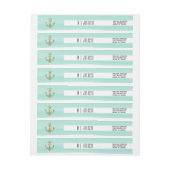 Nautische Folie Beach Faux  Gold Waterverf (Vel)