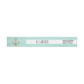 Nautische Folie Beach Faux  Gold Waterverf (Individueel)