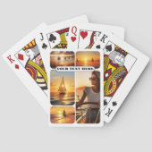 Nautische foto Collage Zeeman speelkaarten (Achterkant)