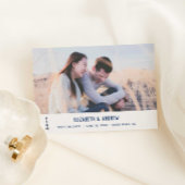 Nautische foto save the date