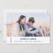 Nautische foto save the date (Voorkant)