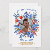 Nautische foto uitnodiging (Voorkant / Achterkant)