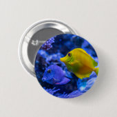 Nautische foto's Marine Animal Photography Fish Pi Ronde Button 5,7 Cm (Voorkant /achterkant)