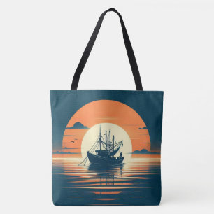 /Nautische garnaal/visserij Tote Bag