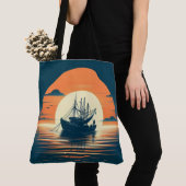 /Nautische garnaal/visserij Tote Bag (Dichtbij)