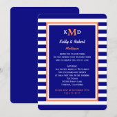 Nautische Gelofte Verlenging Uitnodiging (Voorkant / Achterkant)