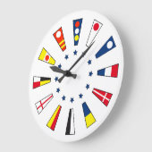 Nautische getallen wandklok (Hoek)