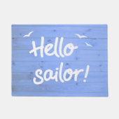 Nautische Gezegde Hallo Deurmat (Voorkant)
