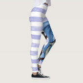 Nautische golven en ankerLeggings Leggings (Rechts)