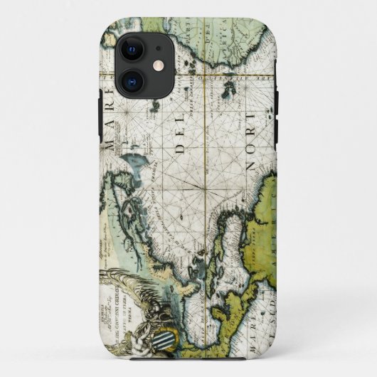 Nautische Grafiek 1691 Case-Mate iPhone Case (Achterkant)