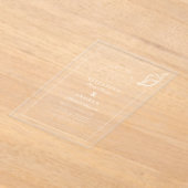 Nautische Hand getrokken bruiloft Acryl Uitnodigingen (Laagn)