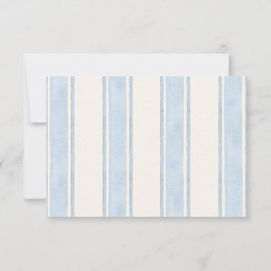 Nautische Hand Getrokken Palm Tree Wedding RSVP Kaartje (Achterkant)