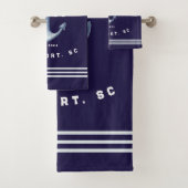 Nautische handdoekset bad handdoek (Insitu)