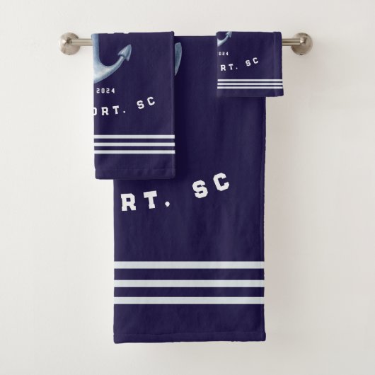 Nautische handdoekset bad handdoek (Insitu)