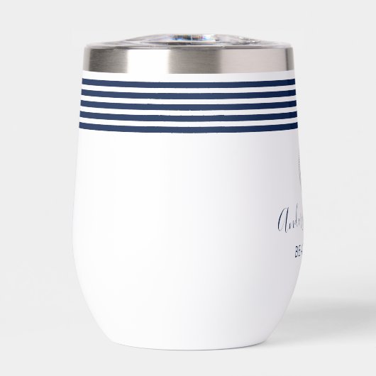 Nautische handgeschreven familie strand huis (Voorkant)