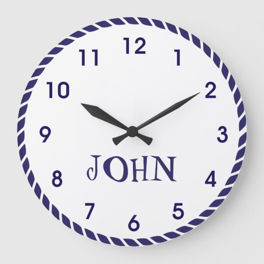 Nautische helling grote klok (Voorkant)