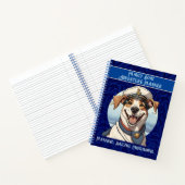 Nautische Hond Gifts voor Booteigenaren Zeilers Bo Notitieboek (Binnen)