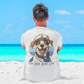 Nautische Hond Gifts voor Booteigenaren Zeilers Bo T-shirt