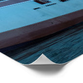 Nautische Houten Boot Fotografie Poster (Hoek)