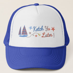 Nautische Humor  Zeilboot Ketch Pun Trucker Pet